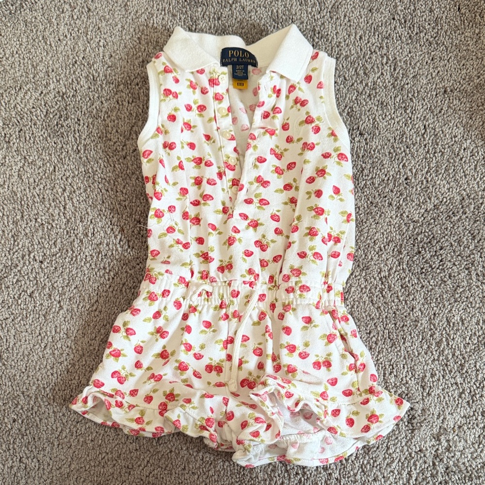Polo Ralph Lauren Floral Romper 2T